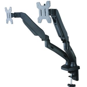 Double Spring Loaded Monitor Arm - Black