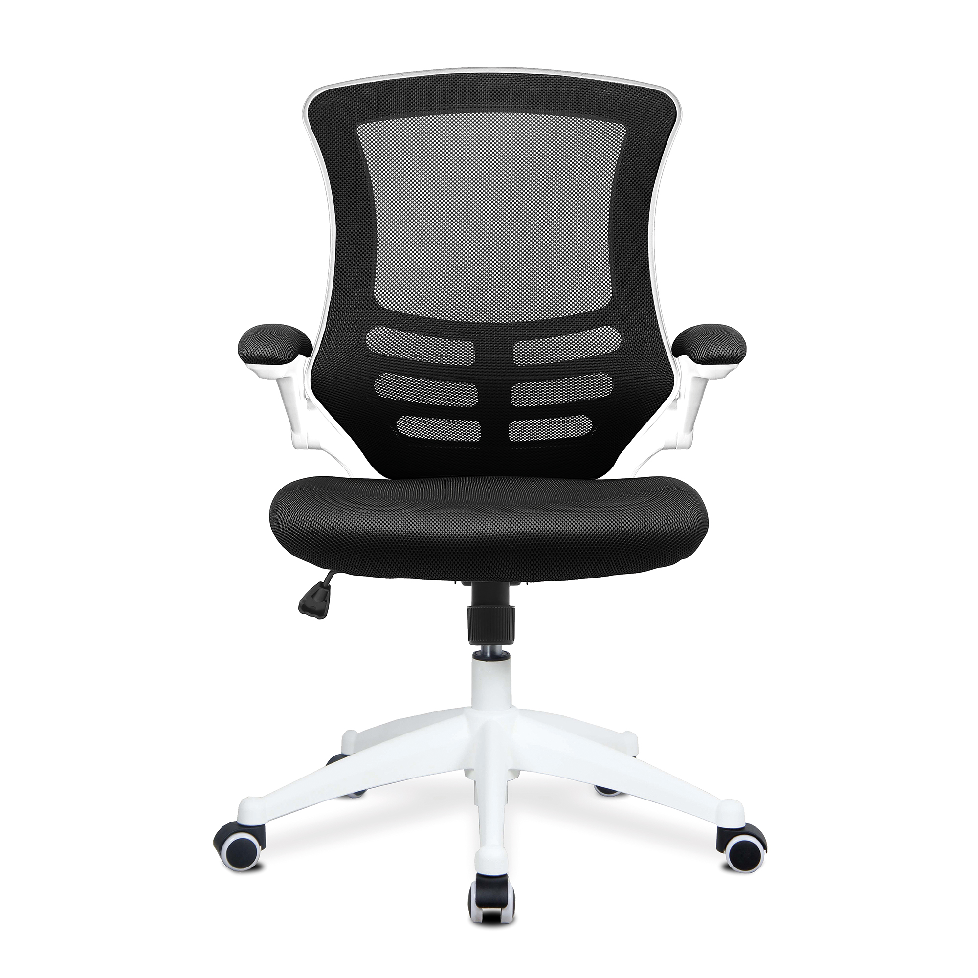 Aurora Mesh Back Chair with White Shell (5 Colours) - Image 3
