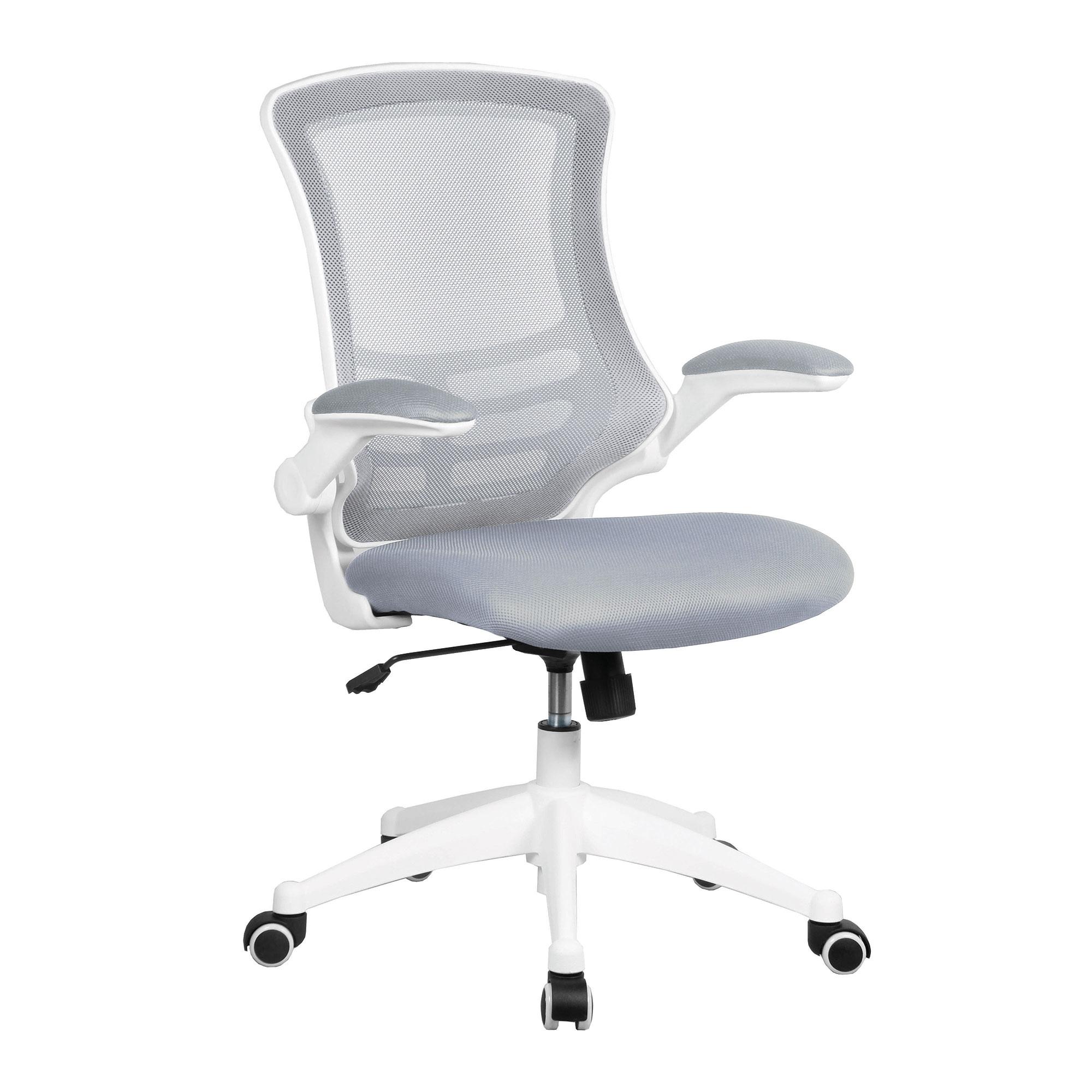 Aurora Mesh Back Chair with White Shell (5 Colours) - Image 6