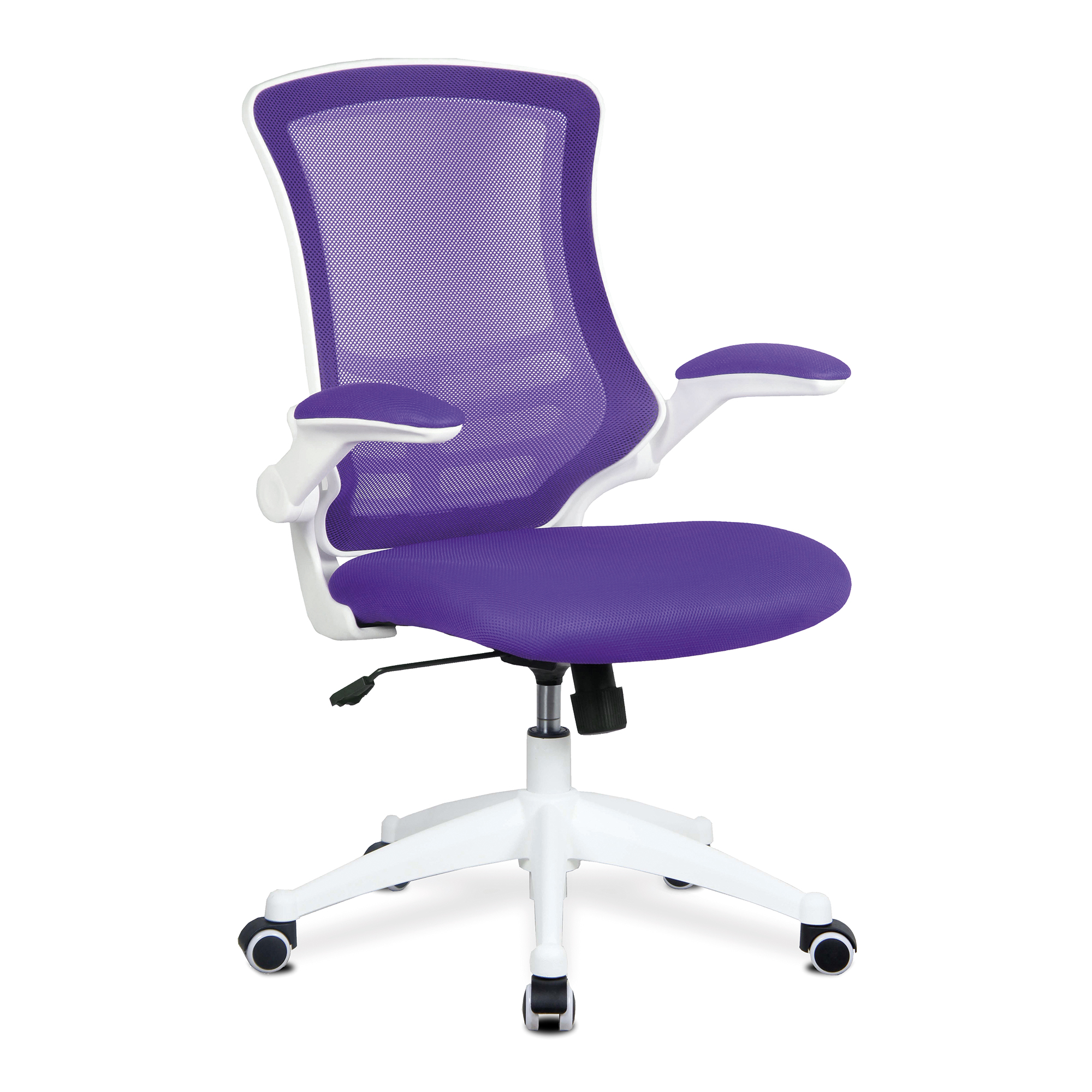 Aurora Mesh Back Chair with White Shell (5 Colours) - Image 8