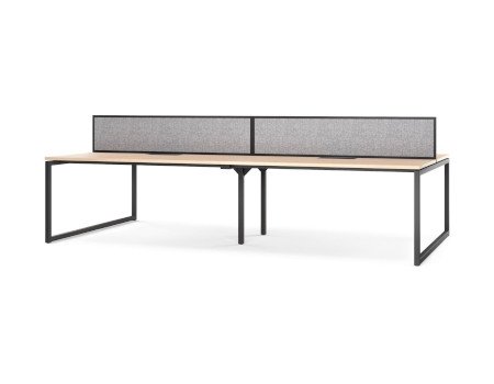 Delta Hooped Leg Bench Desks - Image 3