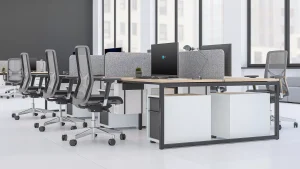 Delta Hooped Leg Bench Desks