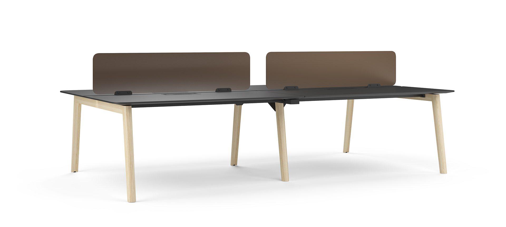 Delta Wood Back to Back Bench Desks: Style, Function - Image 3