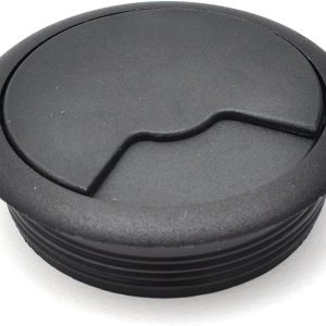 2 x Desk Top Grommets - BLACK