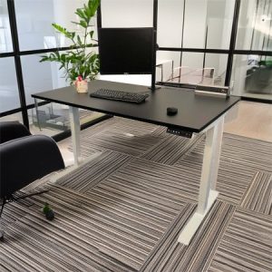 Black-Dual Motor-Standing Desk