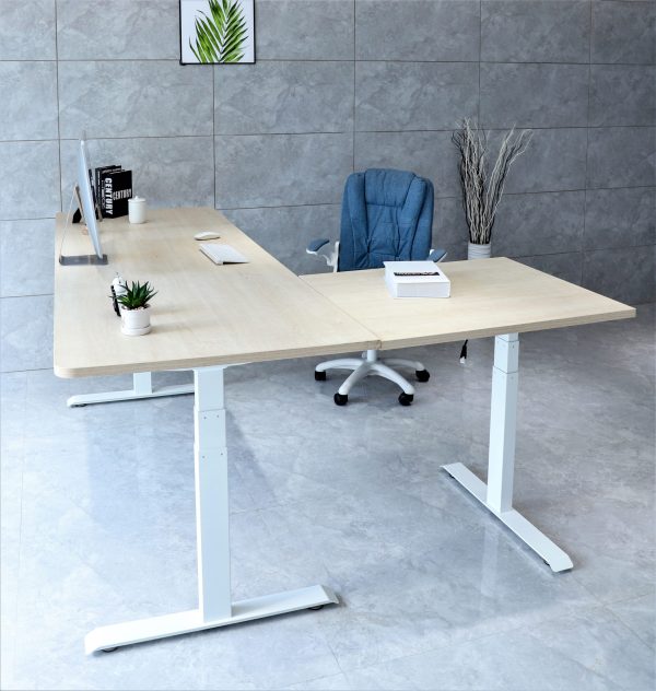 90-Degree E7 Electric Standing Desk Workstation