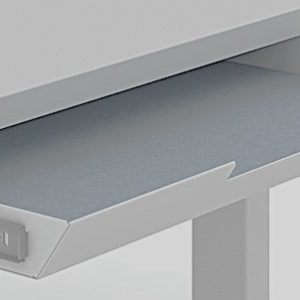 Metal Drawer with Lock - Grey