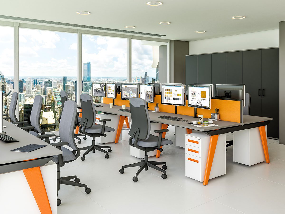 Evolve Wooden Bench – Stylish Wooden Tops and Vibrant Coloured Legs. - Image 3