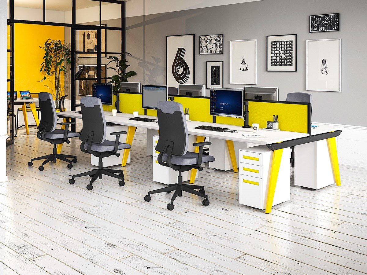 Evolve Wooden Bench – Stylish Wooden Tops and Vibrant Coloured Legs. - Image 4