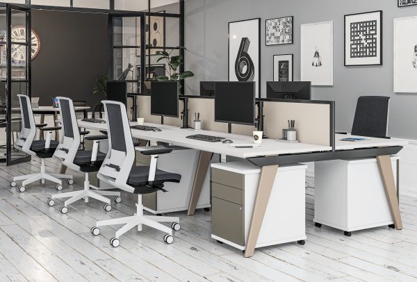 Evolve Wooden Bench – Stylish Wooden Tops and Vibrant Coloured Legs.