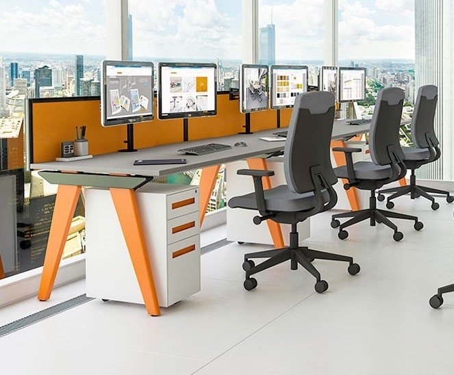 Evolve Wooden Bench – Stylish Wooden Tops and Vibrant Coloured Legs. - Image 5