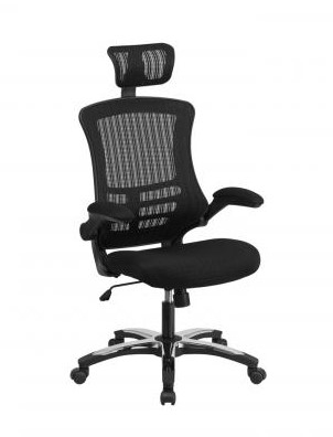 Exec Mesh Back Armchair with Headrest - Image 2