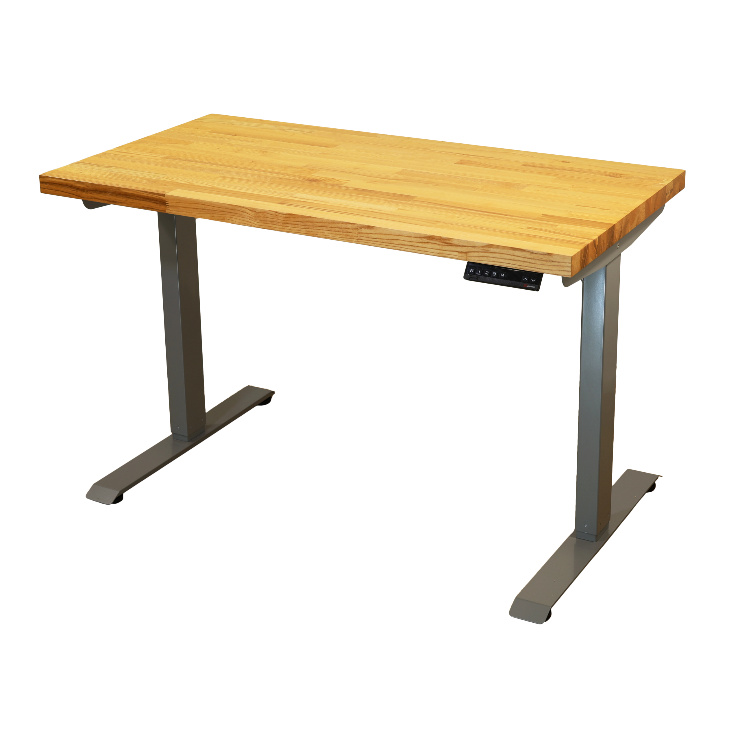 Elegant Ash Wood Top Electric Standing Desk - Image 7