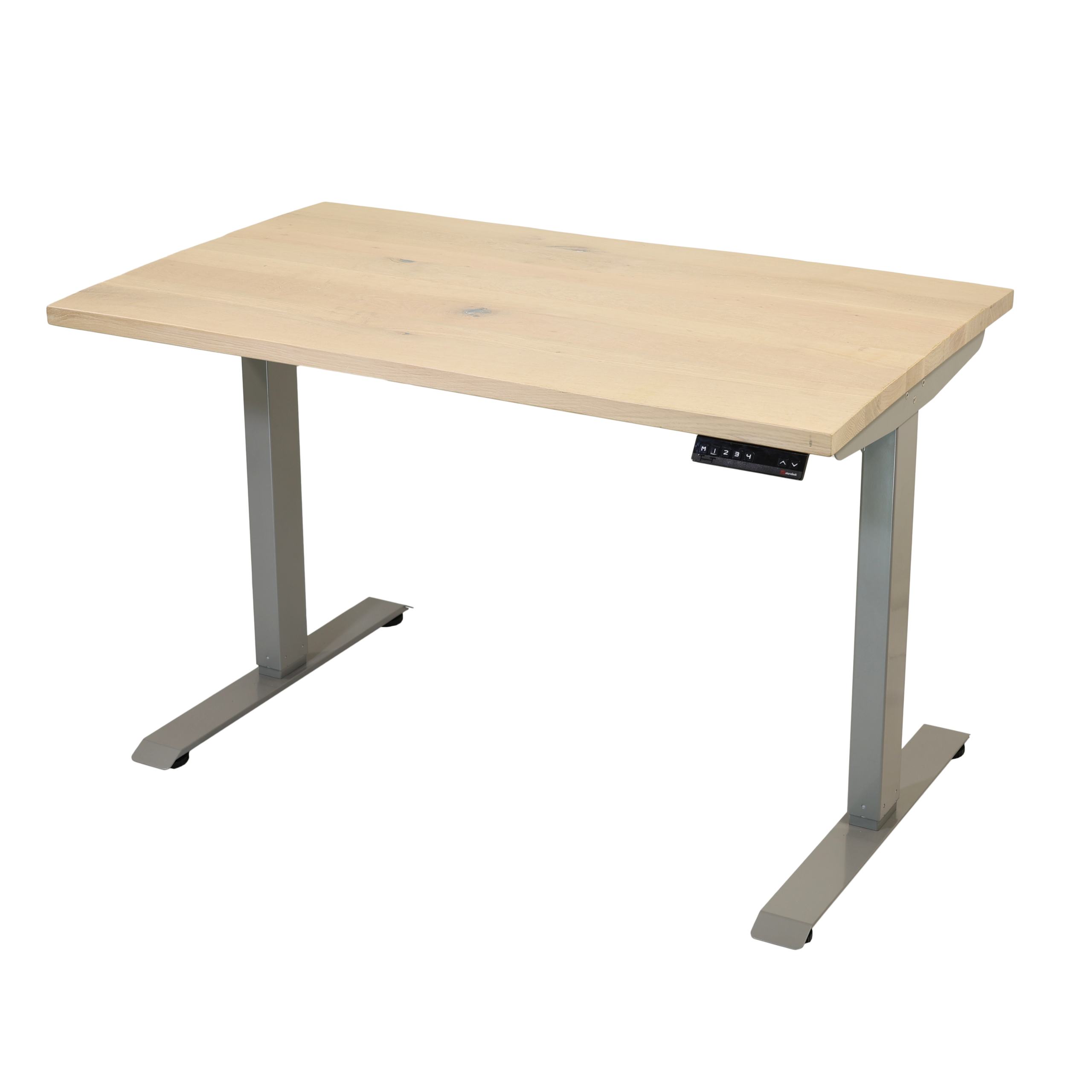 Rustic White Oak - Dual Motor - Electric Standing Desk - Image 9
