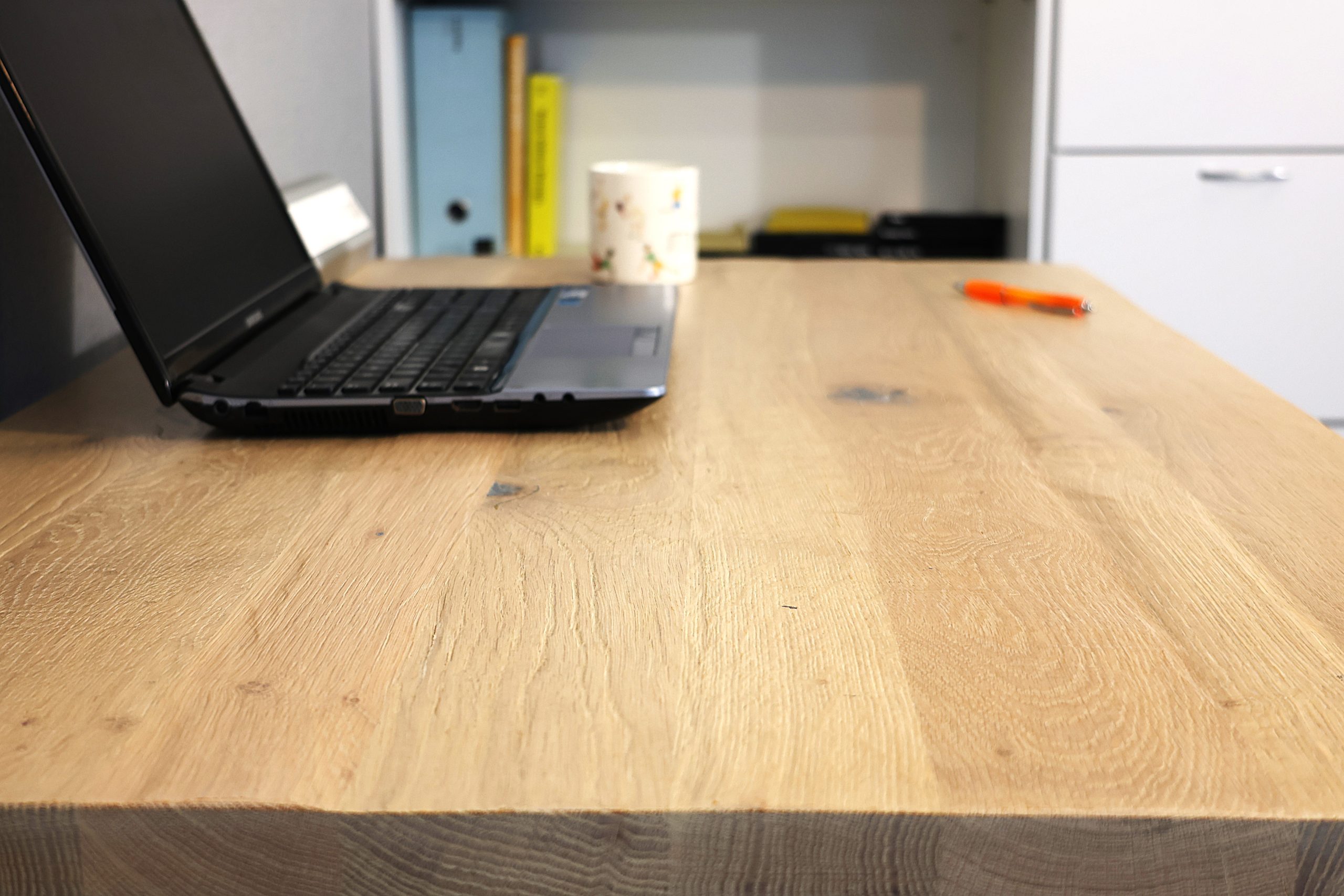 Rustic White Oak - Dual Motor - Electric Standing Desk - Image 8