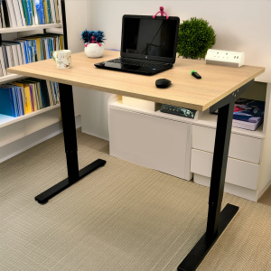 Light Oak-Dual Motor-Standing Desk
