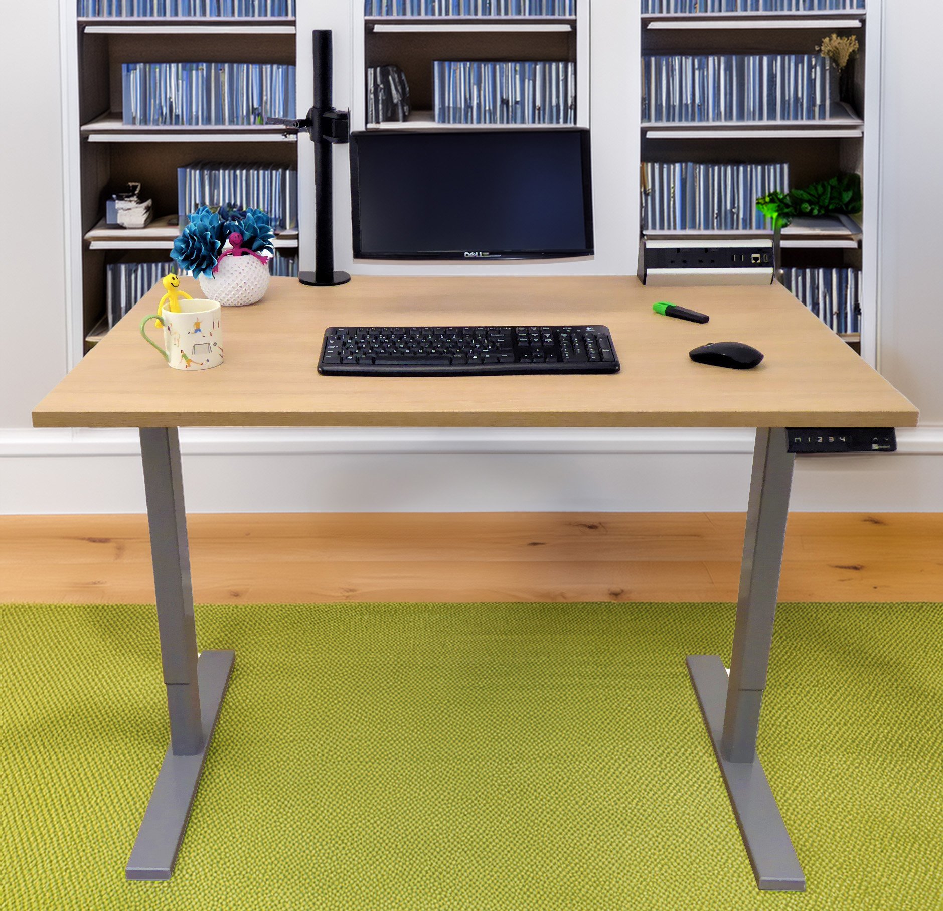 Light Oak-Dual Motor-Standing Desk - Image 6