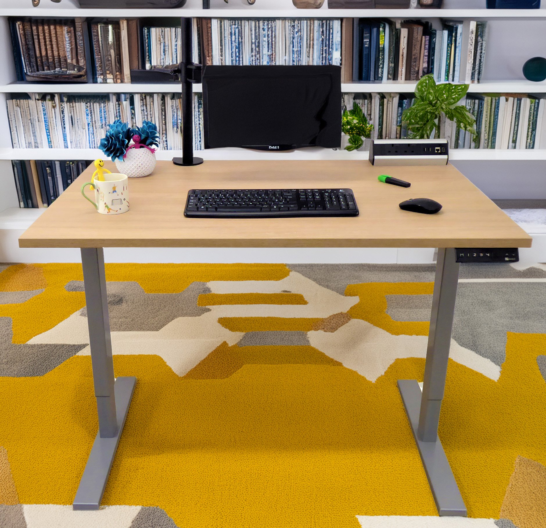Light Oak-Dual Motor-Standing Desk - Image 8