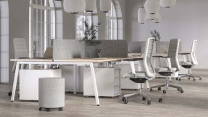 Delta A-Frame Bench Desks