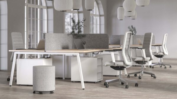 Delta A-Frame Bench Desks