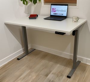 White-Single Motor-Standing Desk