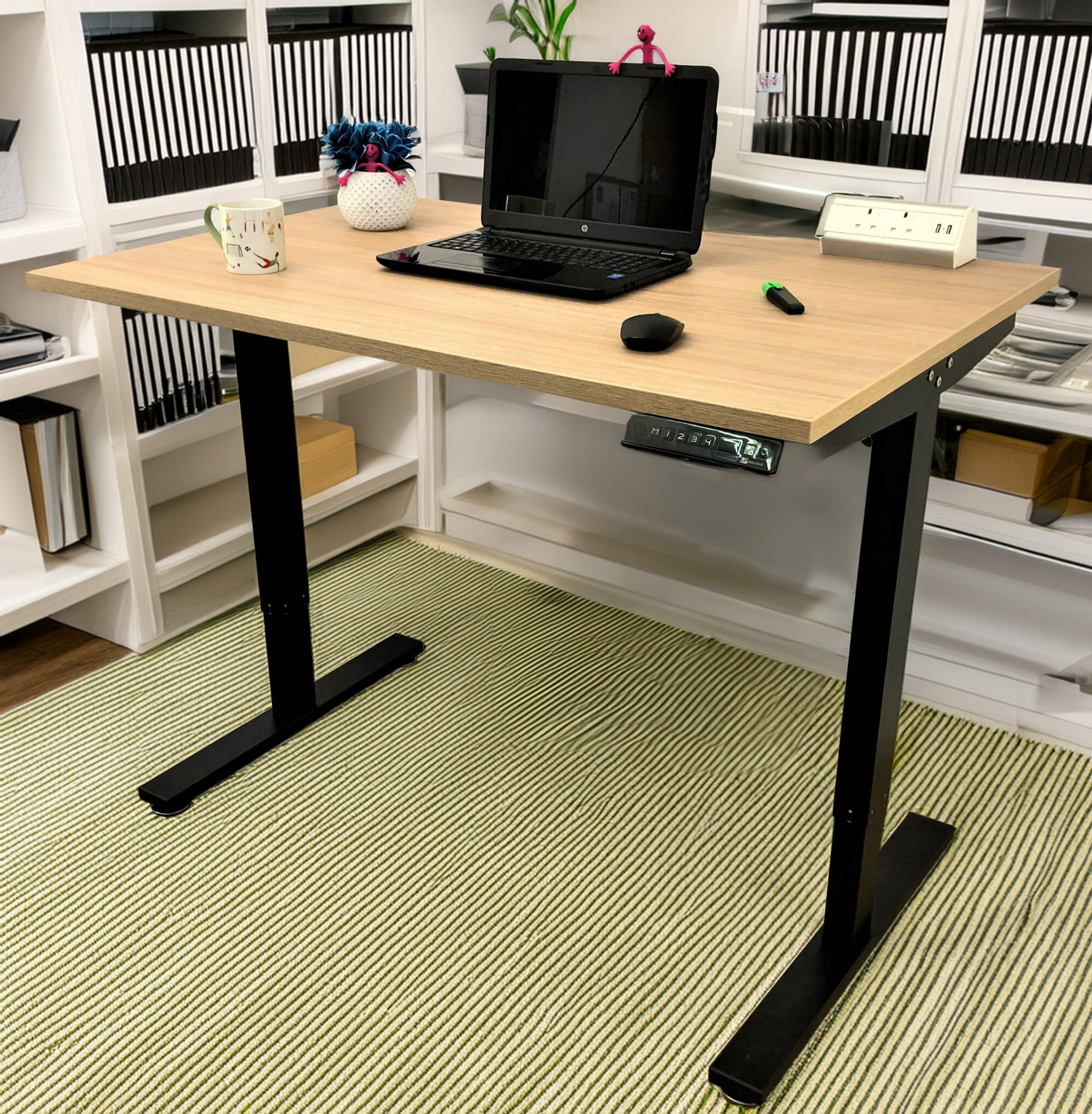 Light Oak-Dual Motor-Standing Desk - Image 10