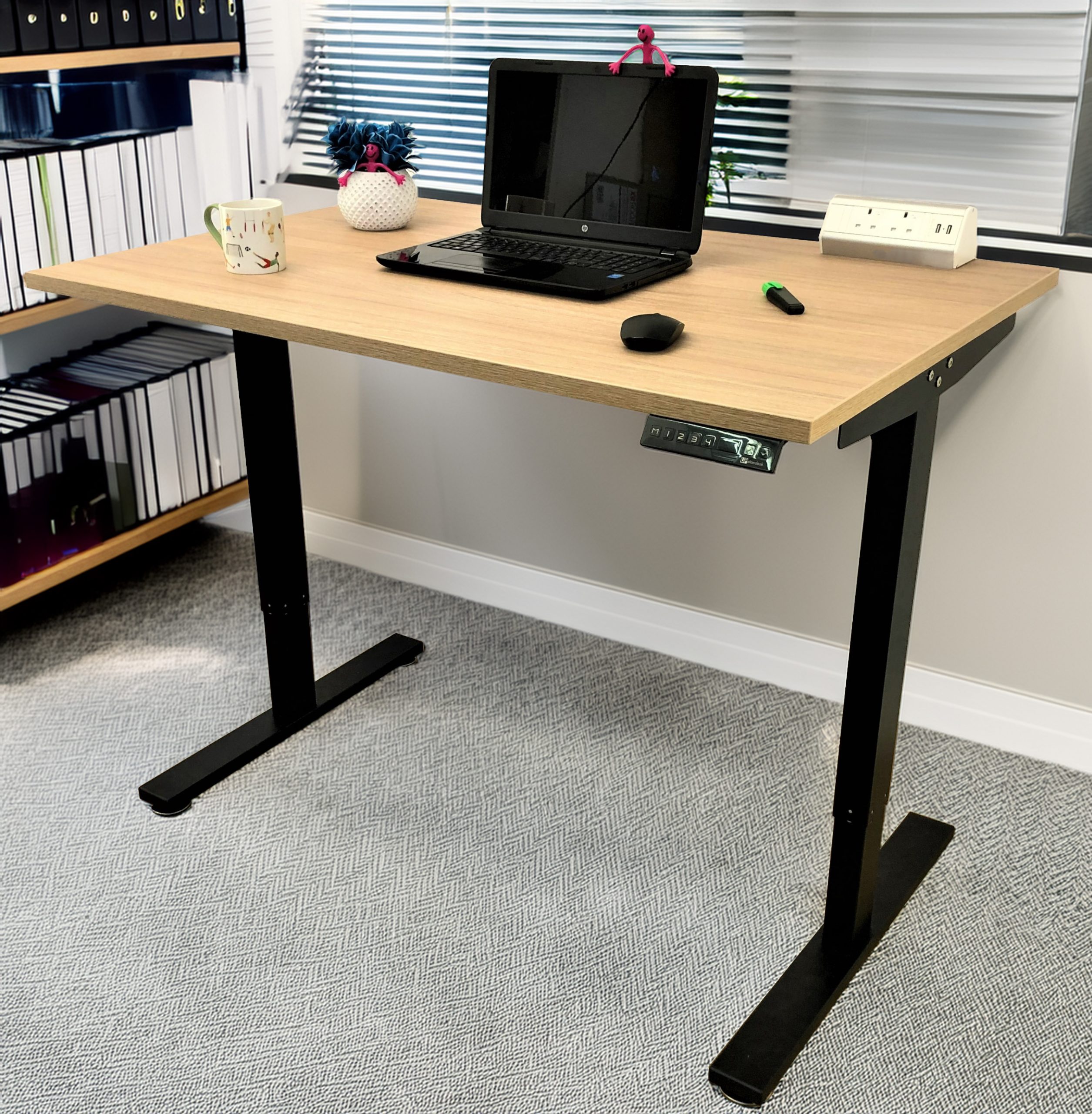 Light Oak-Dual Motor-Standing Desk - Image 11
