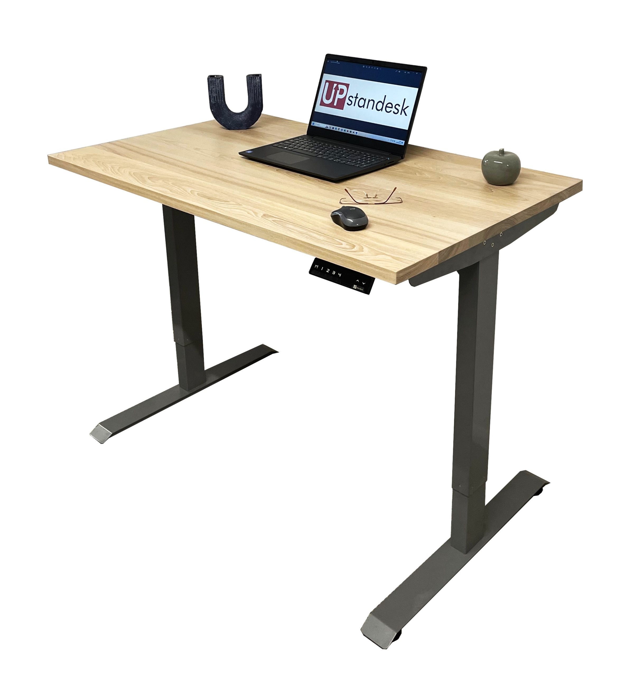 Smooth Ash Electric Standing Desk - Image 9