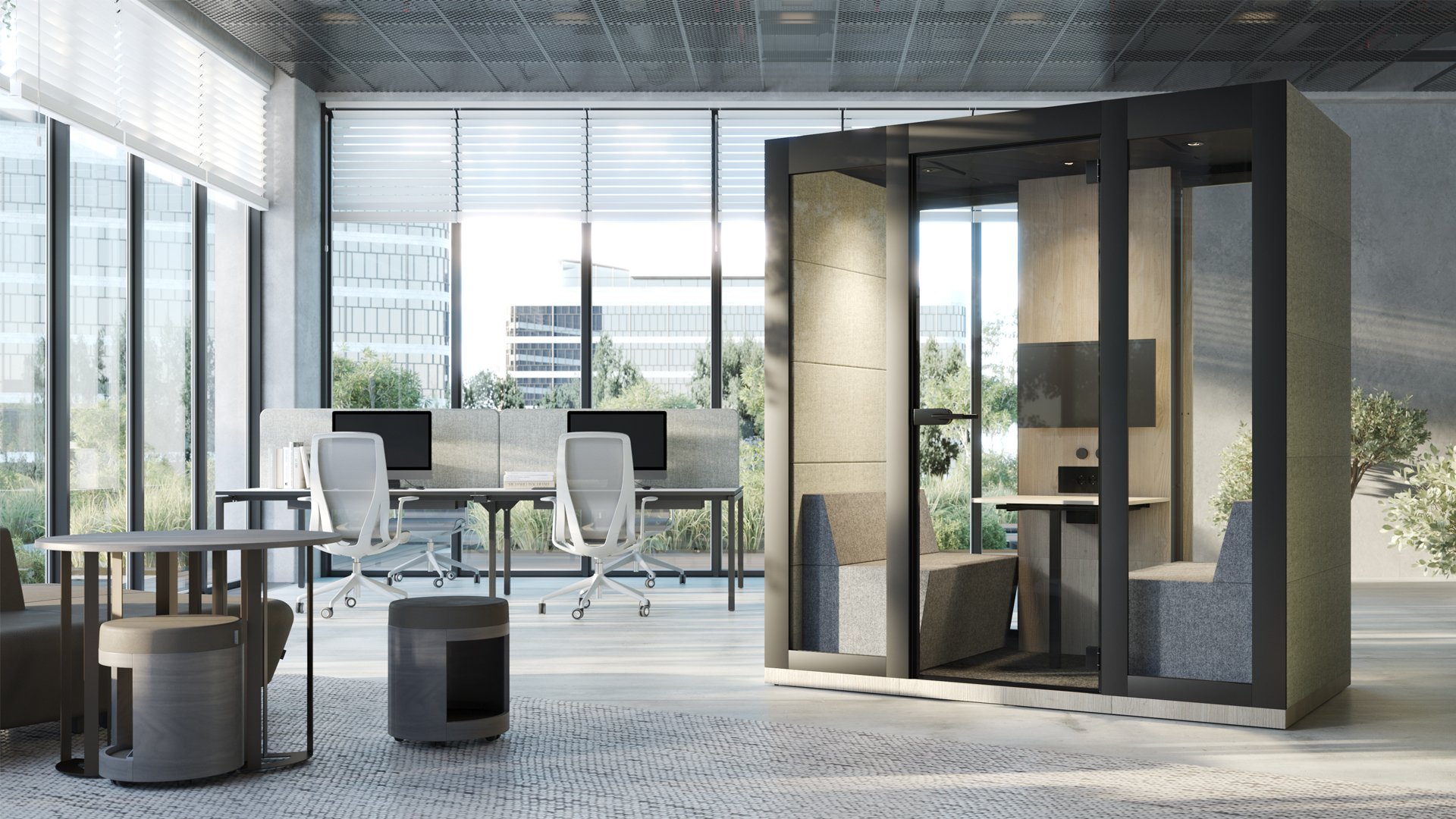 SR Medium Acoustic Meeting & Chat Pods - Image 8