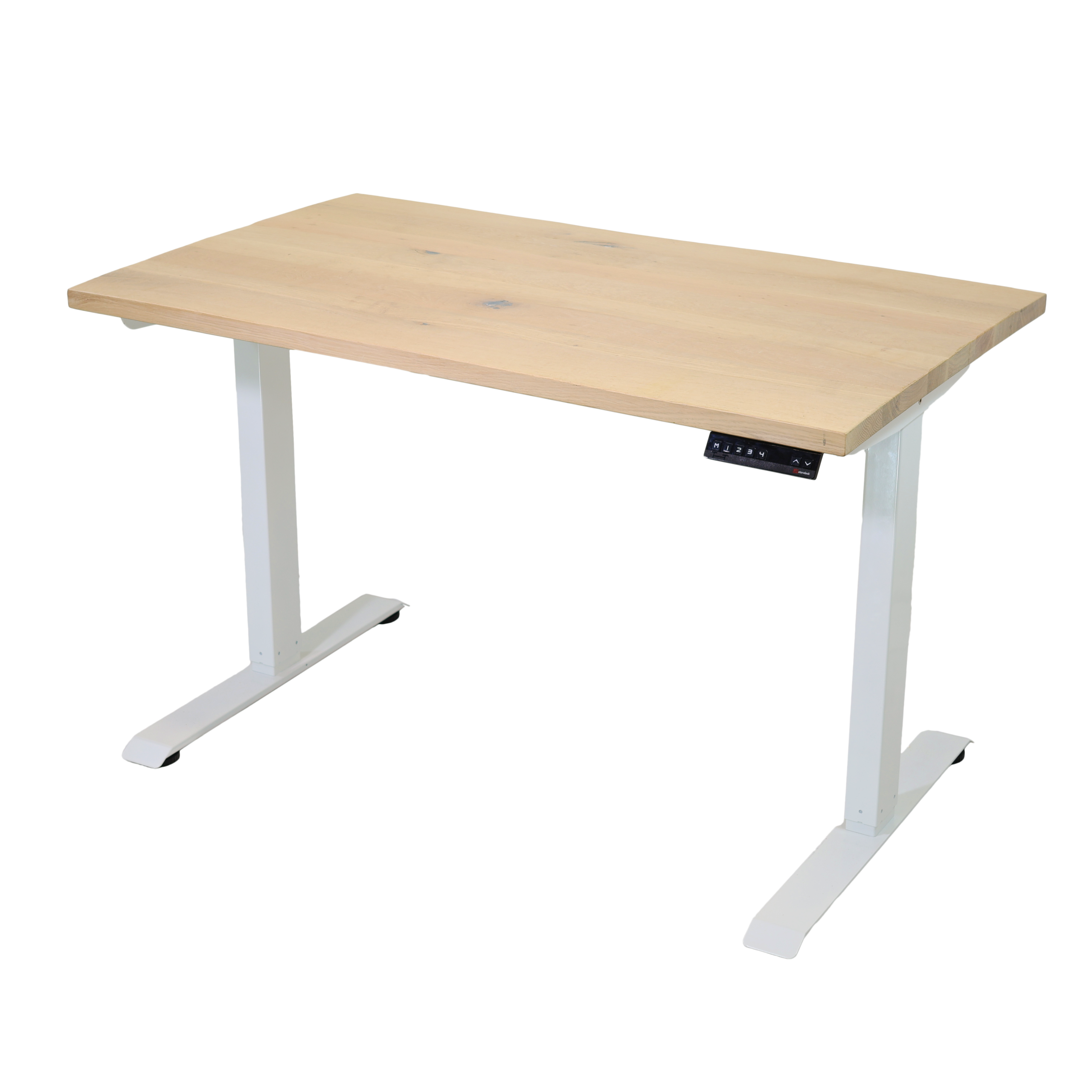 Rustic White Oak - Dual Motor - Electric Standing Desk - Image 10