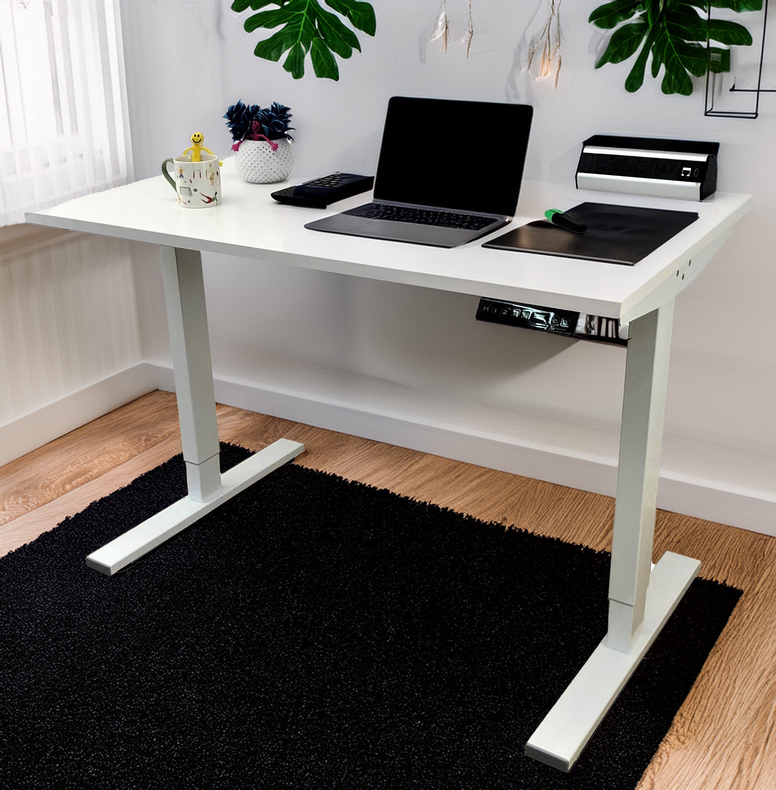 White-Dual Motor-Standing Desk - Image 16