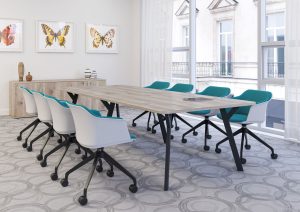 Double “D” End and Rectangular Boardroom & Meeting Tables