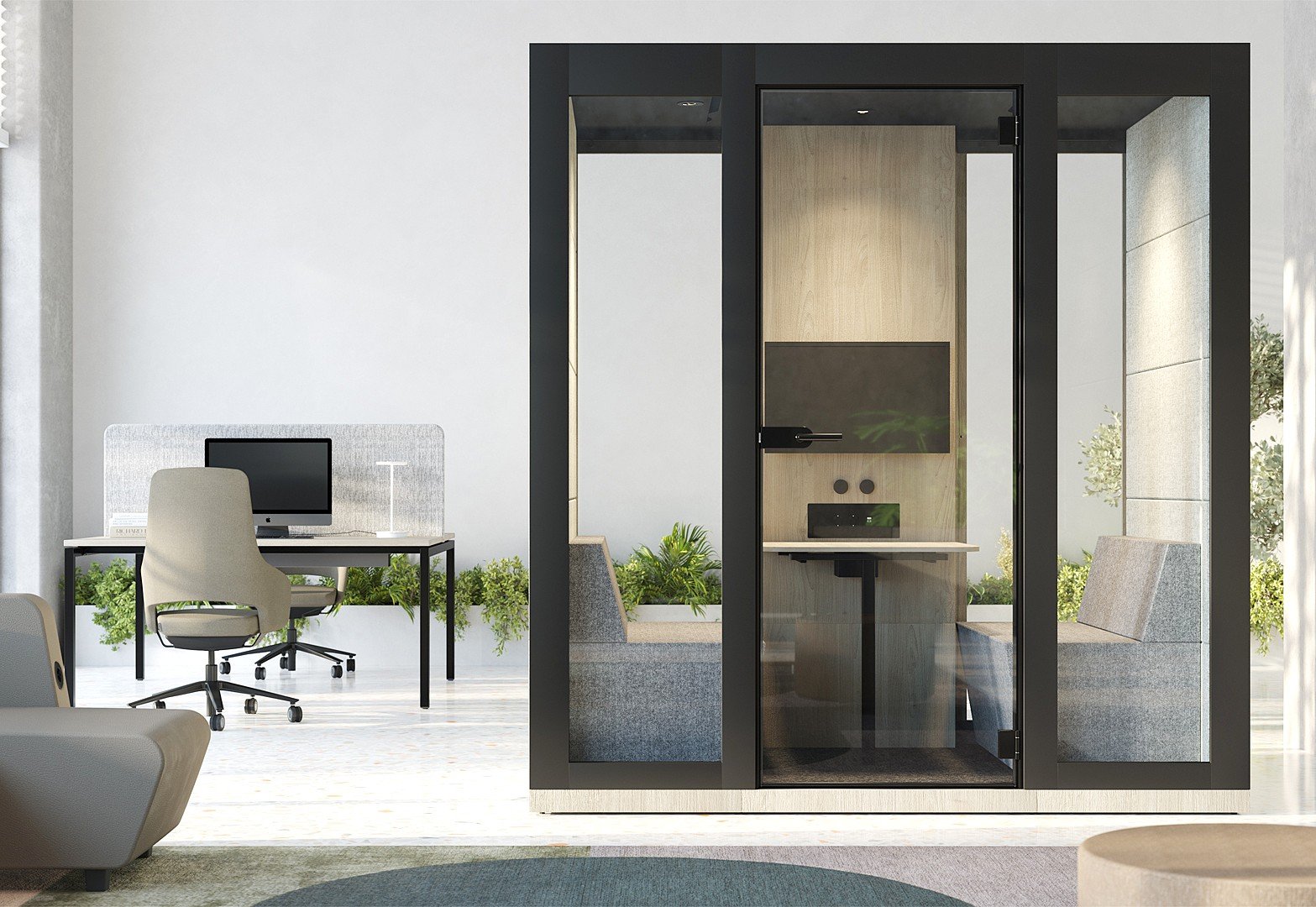 SR Medium Acoustic Meeting & Chat Pods