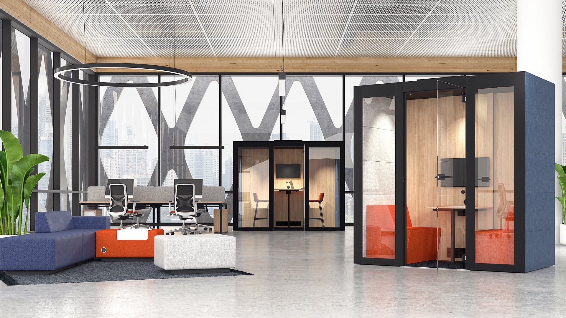 SR LARGE Acoustic Meeting & Chat Pods - Image 2