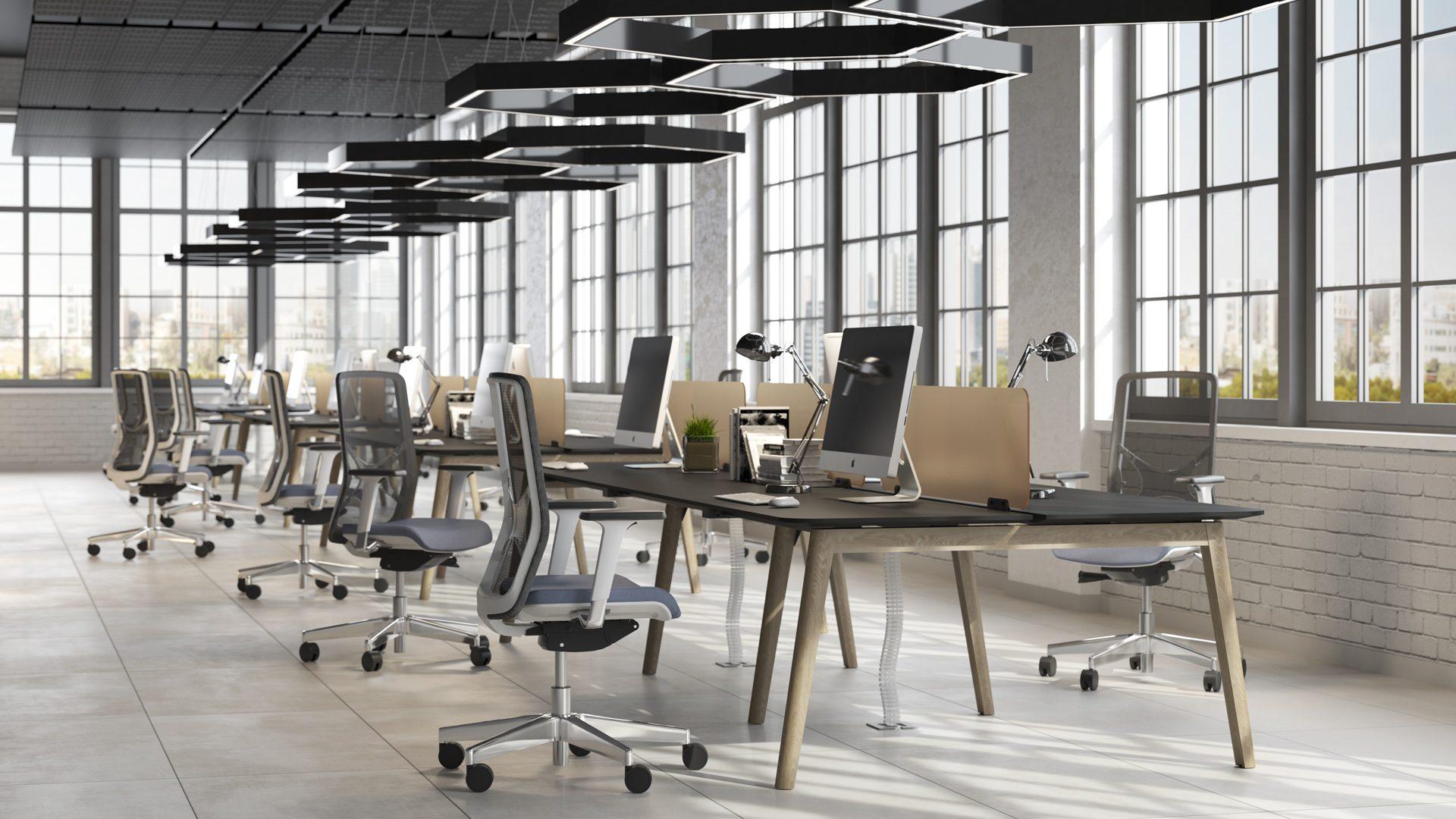 Delta Wood Back to Back Bench Desks: Style, Function - Image 4