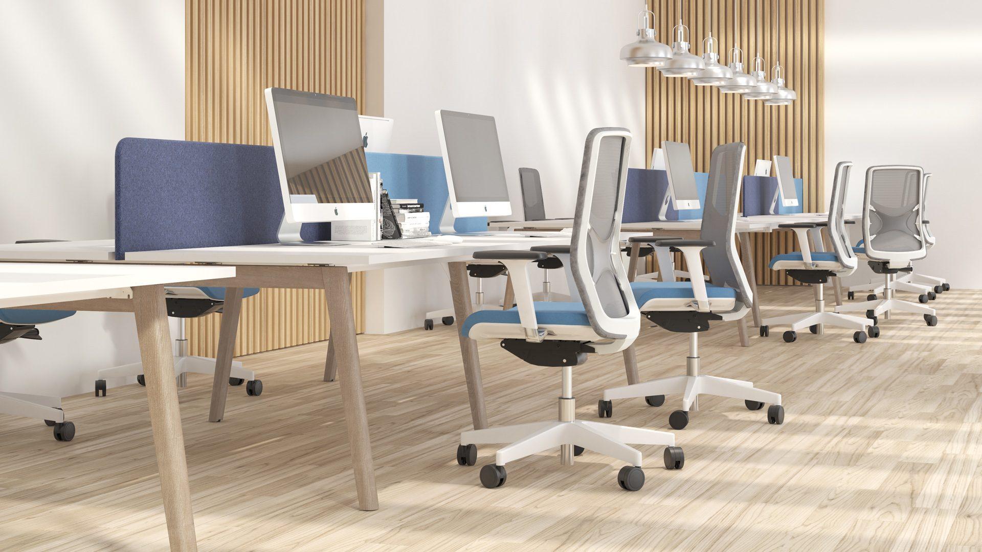 Delta Wood Back to Back Bench Desks: Style, Function - Image 6