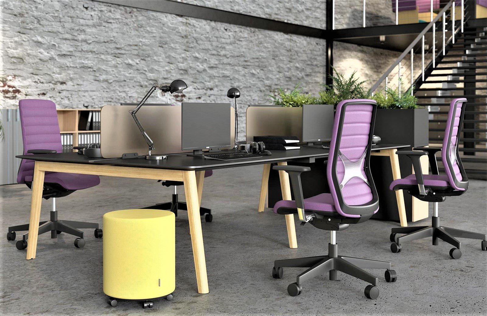 Delta Wood Back to Back Bench Desks: Style, Function - Image 9