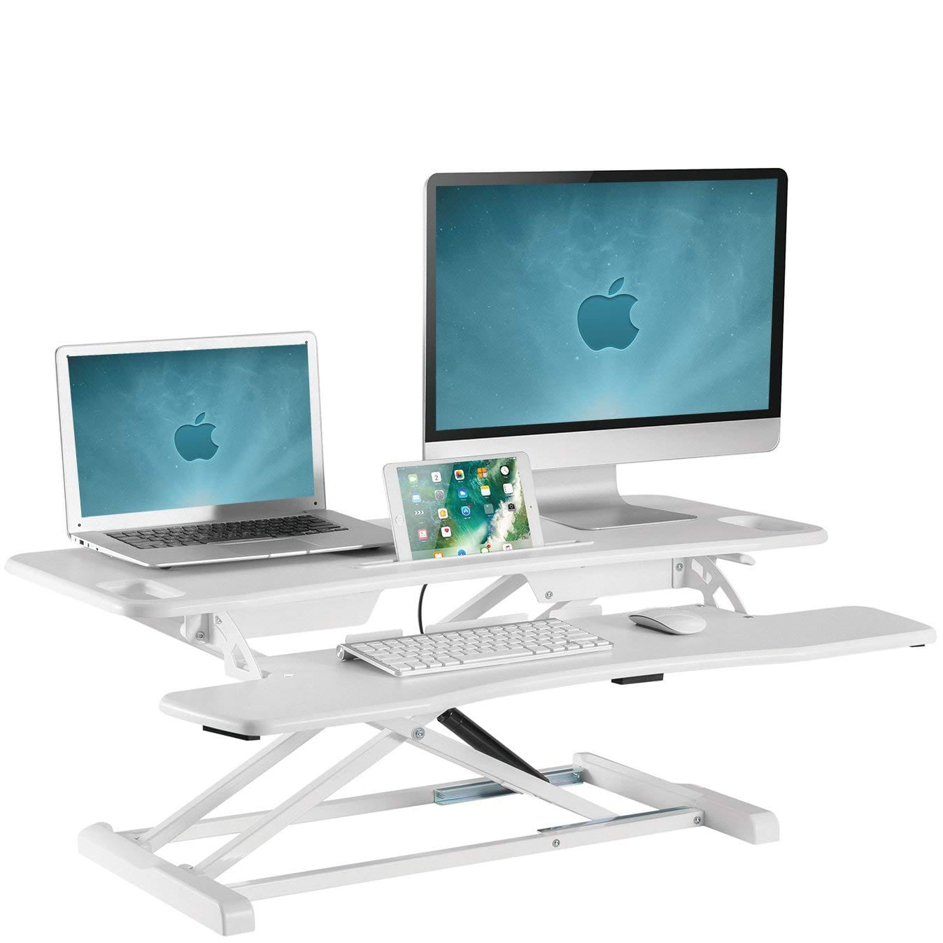 Desktop Gas-Spring Sit-Stand Workstation