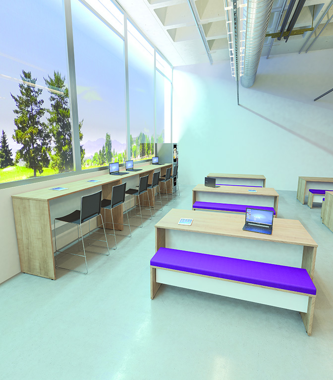 Lyra Breakout Panel Leg Picnic & Poseur Furniture - Image 4