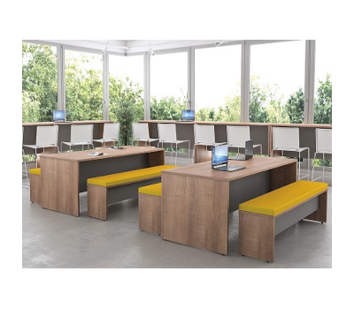 Lyra Breakout Panel Leg Picnic & Poseur Furniture - Image 5