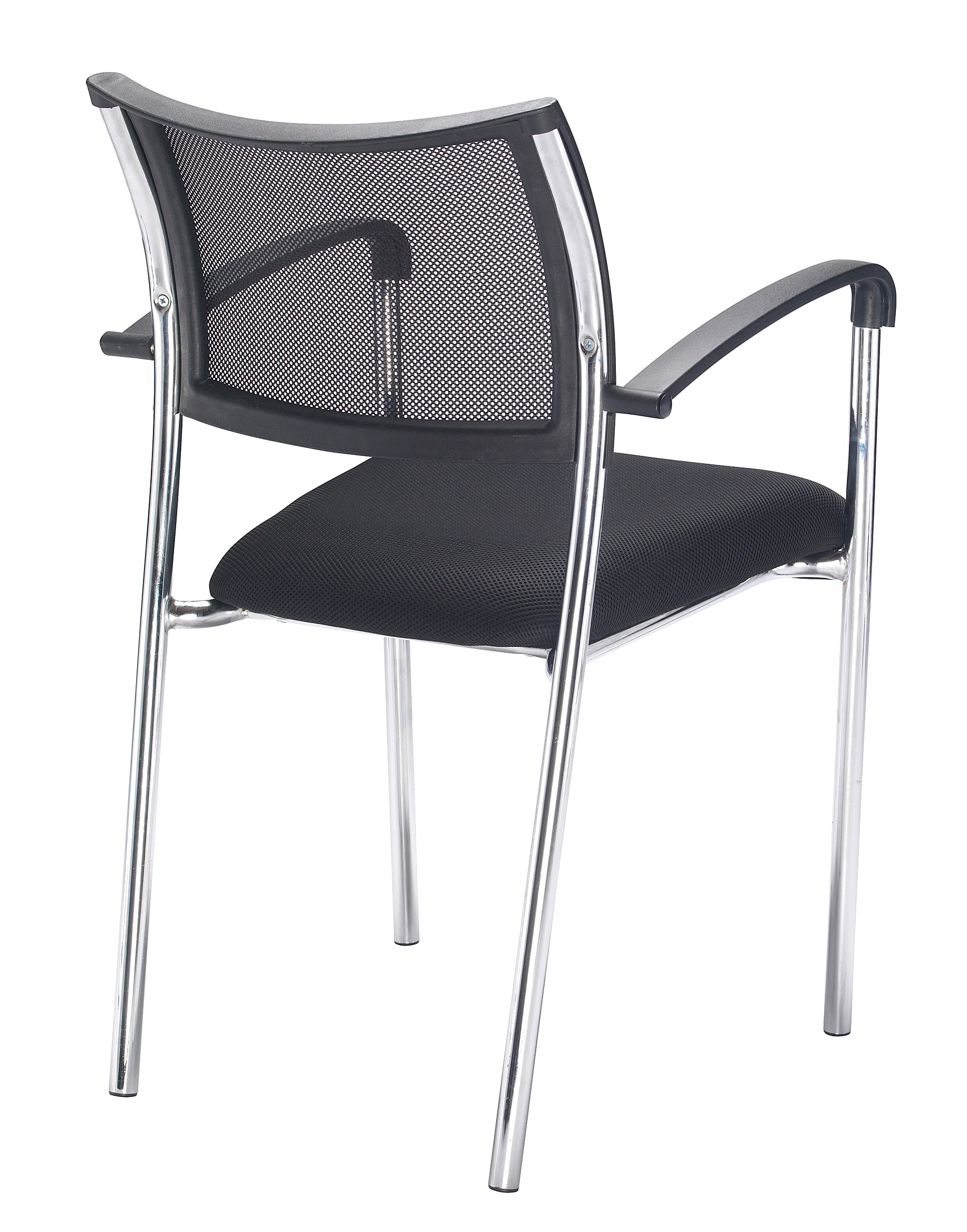 Saturn Mesh Side Chair Chrome Frame - Image 3