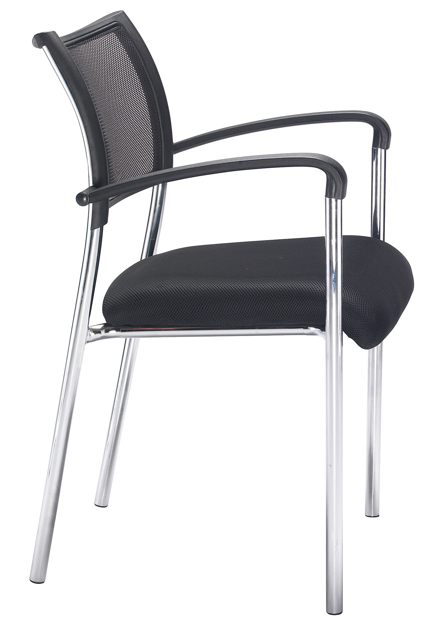 Saturn Mesh Side Chair Chrome Frame - Image 5