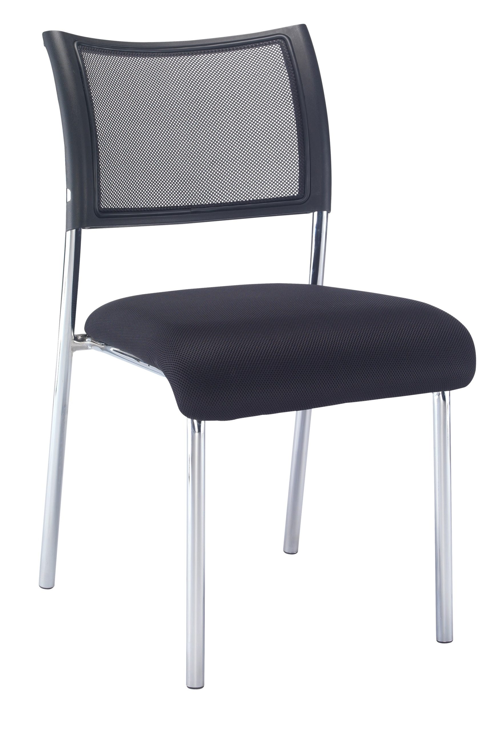 Saturn Mesh Side Chair Chrome Frame - Image 9