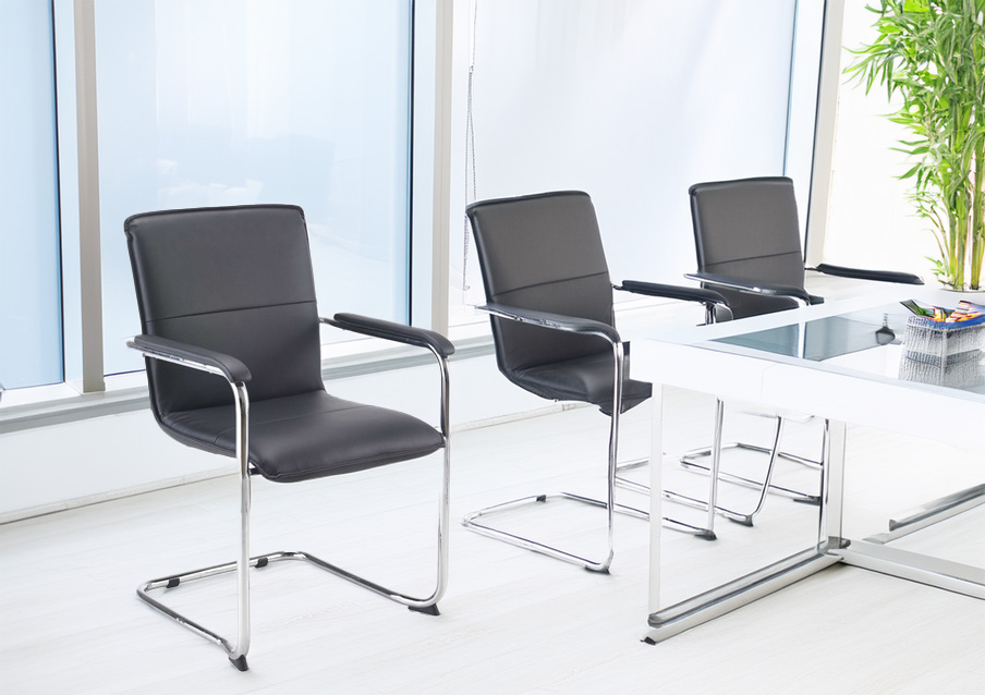 Pavia Visitor Chair Black - Image 6