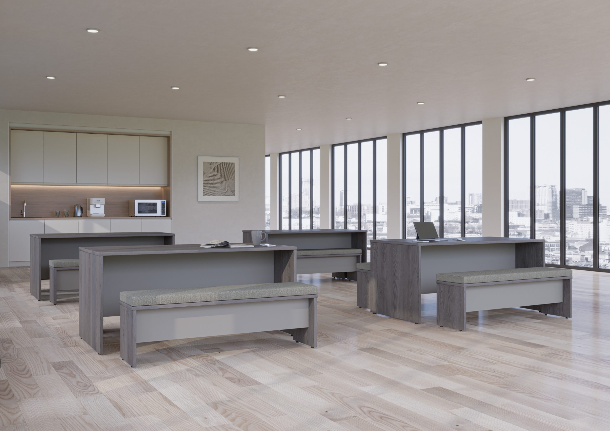 Lyra Breakout Panel Leg Picnic & Poseur Furniture - Image 2