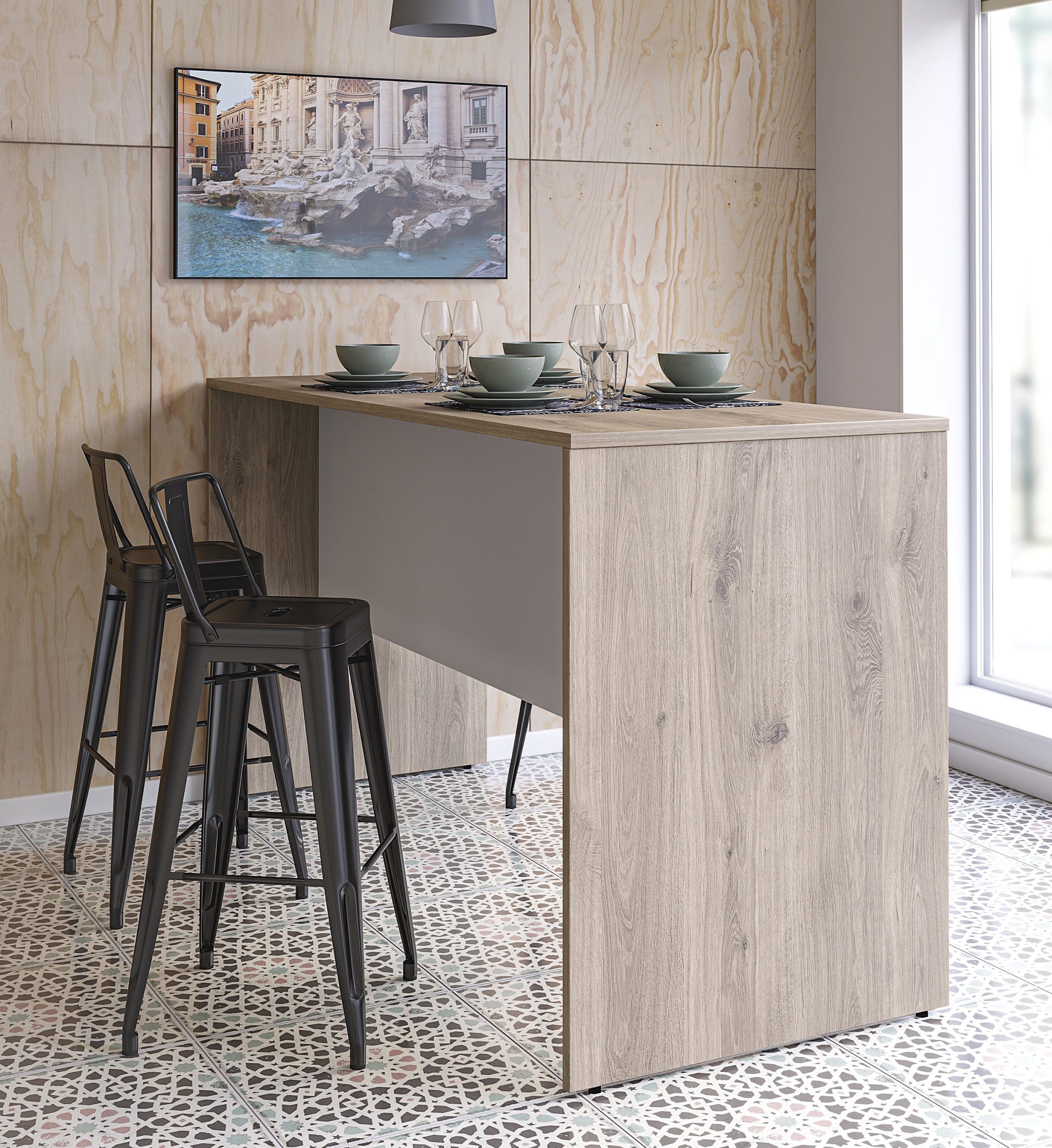 Lyra Breakout Panel Leg Picnic & Poseur Furniture - Image 10