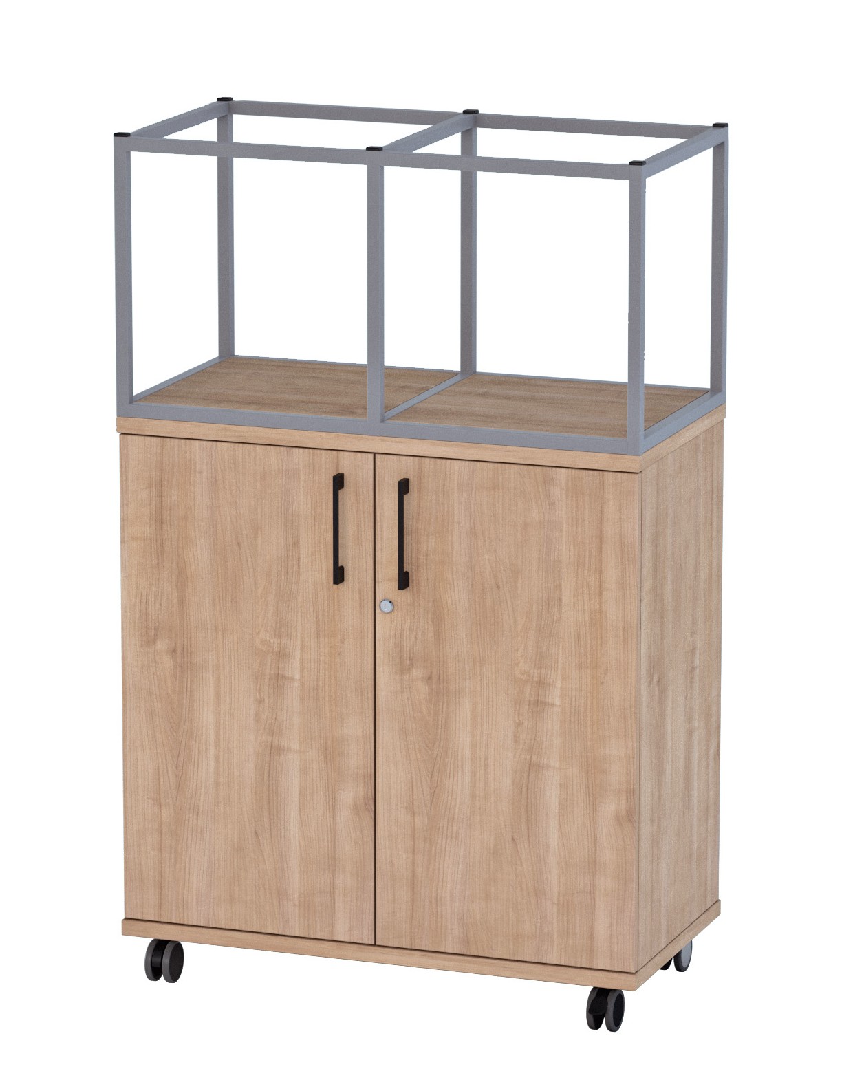 Mobile Matrix Grid Storage, On Castors for Effortless Movement - Image 2