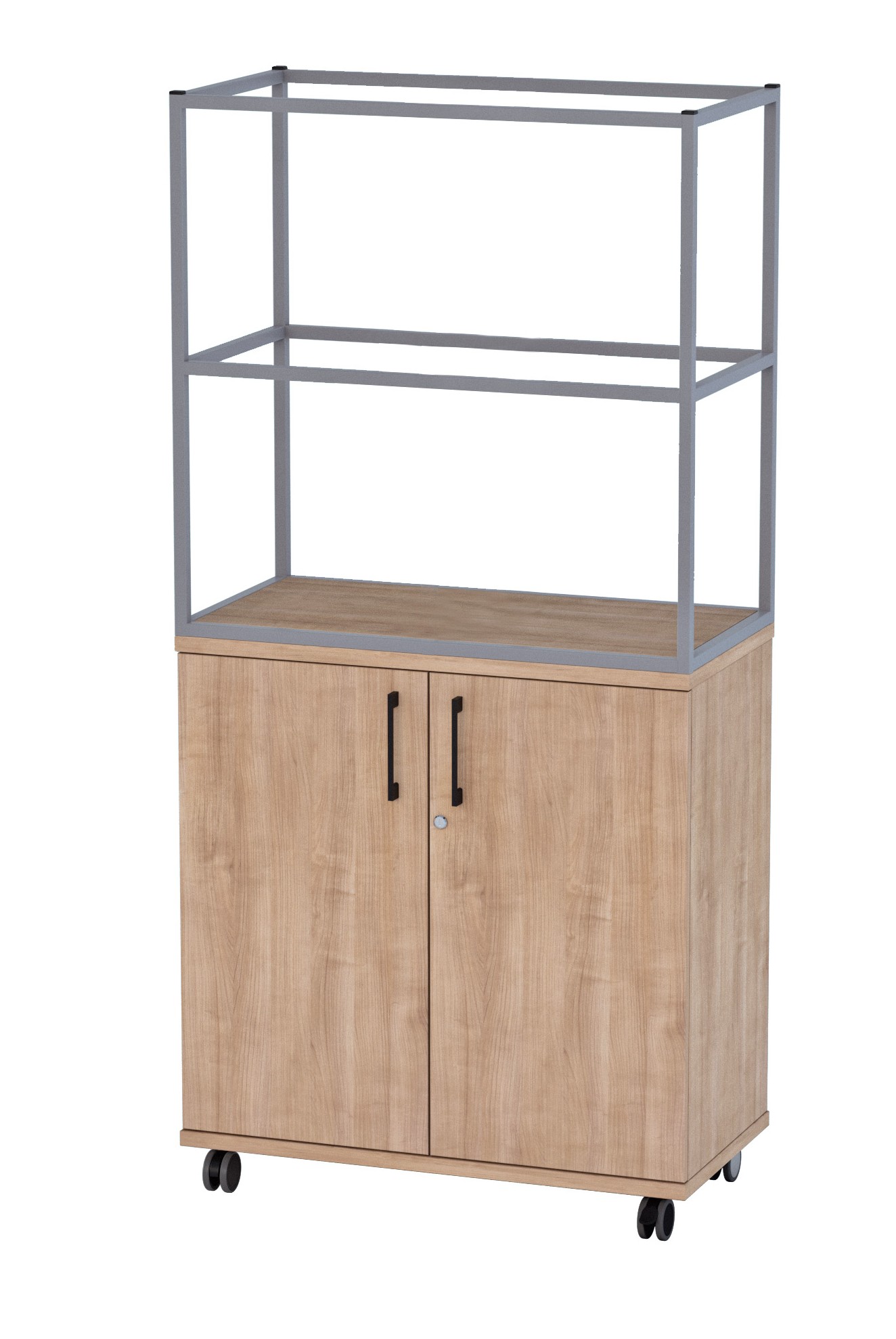 Mobile Matrix Grid Storage, On Castors for Effortless Movement - Image 3