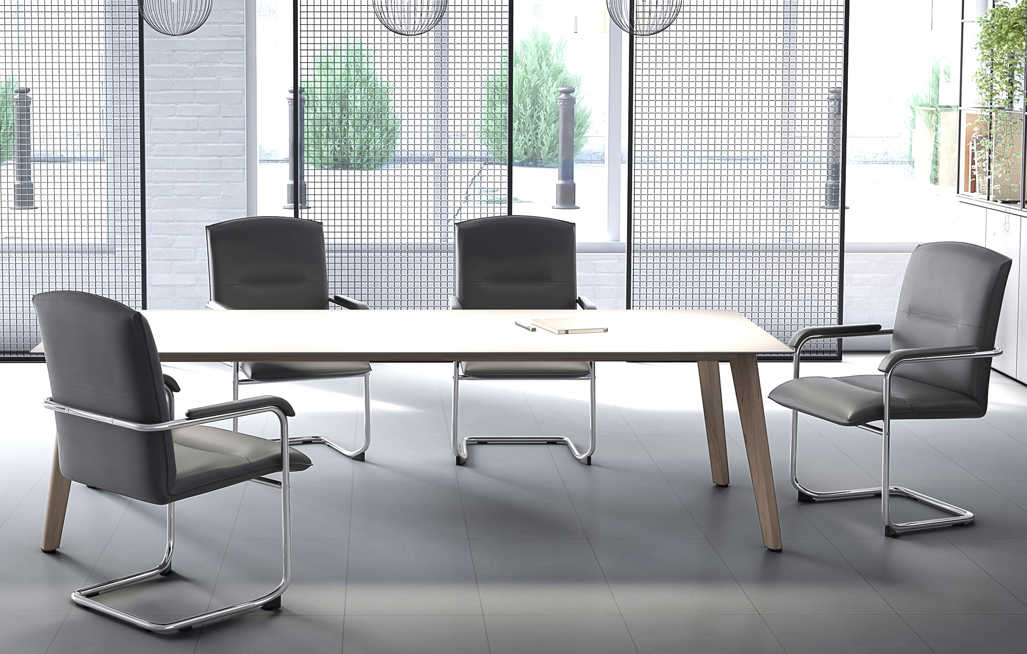 Pavia Visitor Chair Black