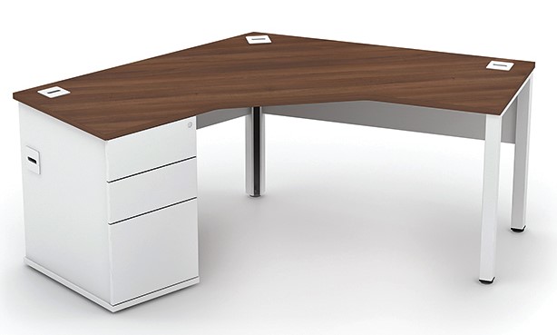 Aspire – Ergonomic Corner Desk – 1600mm Wide - Image 2
